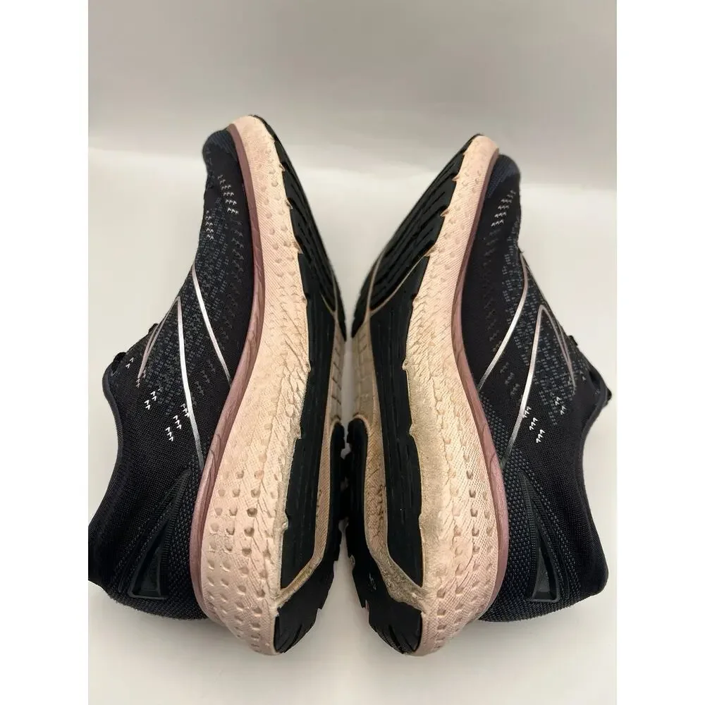 Brooks Glycerin 19 Black And Pink Running Shoes Women Size 9
